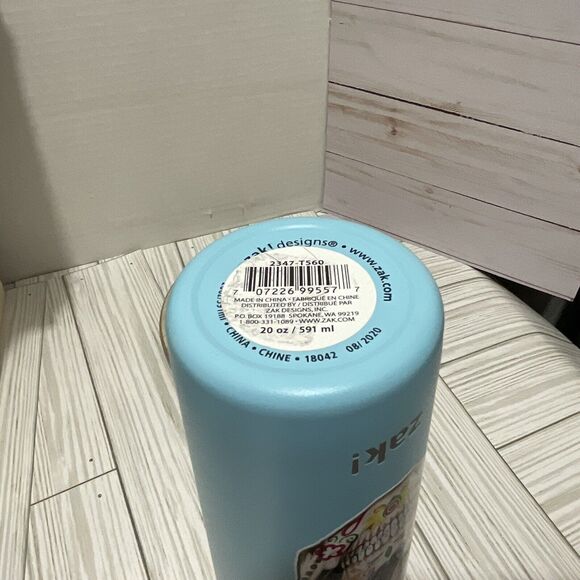 Customized Zak! Designs 20oz Double Wall Stainless Steel Tumbler - Aqua Blue - Picture 8 of 8